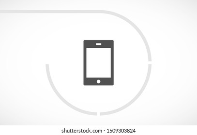 Phone Vector icon . Lorem Ipsum Illustration design