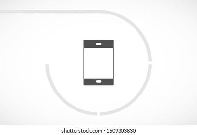 Phone Vector icon . Lorem Ipsum Illustration design