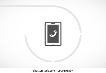 Phone Vector icon . Lorem Ipsum Illustration design