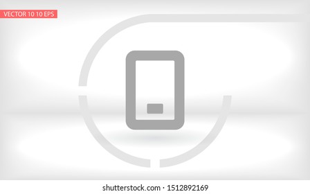 Phone Vector icon . Lorem Ipsum Illustration design