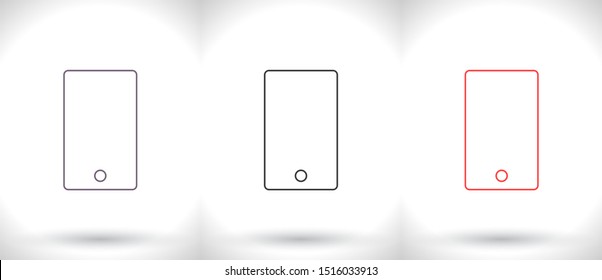 Phone Vector icon . Lorem Ipsum Illustration design