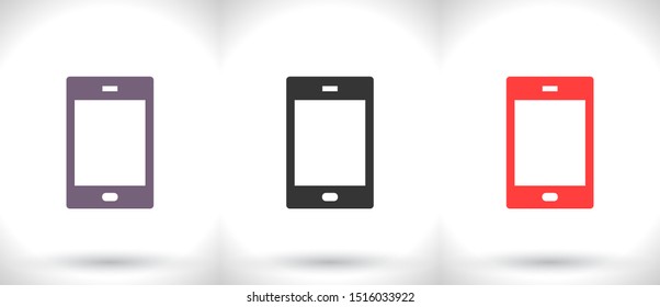 Phone Vector icon . Lorem Ipsum Illustration design