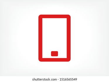 Phone Vector icon . Lorem Ipsum Illustration design