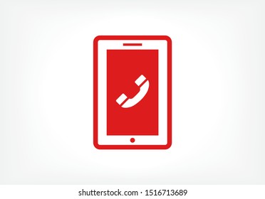 Phone Vector icon . Lorem Ipsum Illustration design