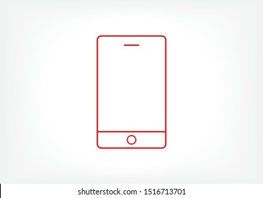 Phone Vector icon . Lorem Ipsum Illustration design