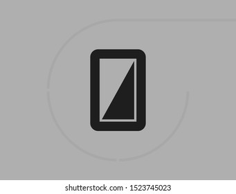 Phone Vector icon . Lorem Ipsum Illustration design