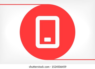 Phone Vector icon . Lorem Ipsum Illustration design