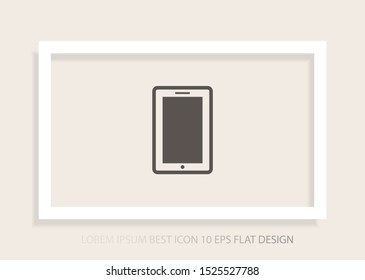 Phone Vector icon . Lorem Ipsum Illustration design