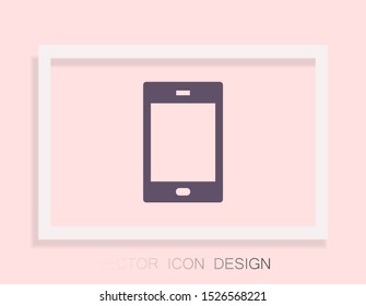 Phone Vector icon . Lorem Ipsum Illustration design