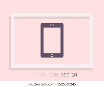 Phone Vector icon . Lorem Ipsum Illustration design