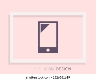 Phone Vector icon . Lorem Ipsum Illustration design