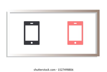Phone Vector icon . Lorem Ipsum Illustration design