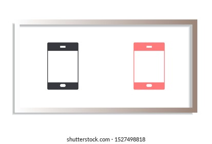 Phone Vector icon . Lorem Ipsum Illustration design