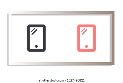 Phone Vector icon . Lorem Ipsum Illustration design