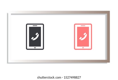 Phone Vector icon . Lorem Ipsum Illustration design