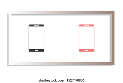 Phone Vector icon . Lorem Ipsum Illustration design