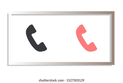 Phone Vector icon . Lorem Ipsum Illustration design