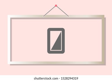 Phone Vector icon . Lorem Ipsum Illustration design