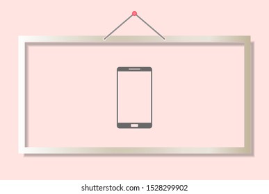 Phone Vector icon . Lorem Ipsum Illustration design