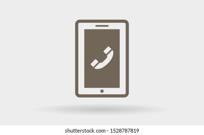 Phone Vector icon . Lorem Ipsum Illustration design