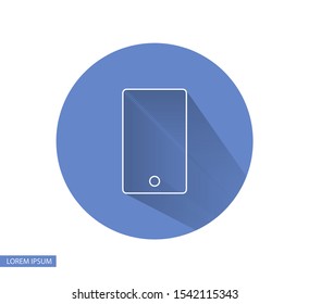 Phone Vector icon . Lorem Ipsum Illustration design