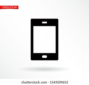 Phone Vector icon . Lorem Ipsum Illustration design