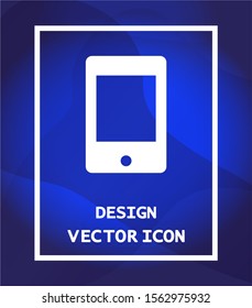 Phone vector icon , lorem ipsum Flat design