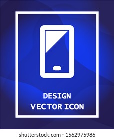 Phone vector icon , lorem ipsum Flat design