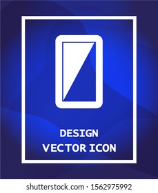 Phone vector icon , lorem ipsum Flat design