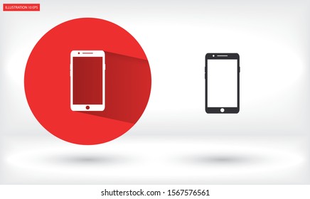 Phone  vector icon , lorem ipsum Flat design
