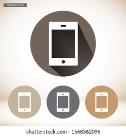 Phone Vector icon . Lorem Ipsum Illustration design