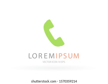 Phone Vector icon . Lorem Ipsum Illustration design