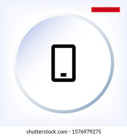 Phone vector icon , lorem ipsum Flat design