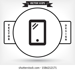 Phone Vector icon . Lorem Ipsum Illustration design