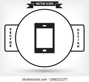 Phone Vector icon . Lorem Ipsum Illustration design