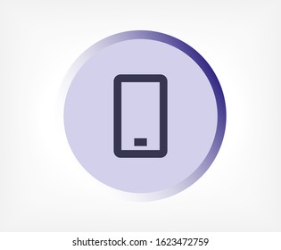 Phone vector icon , lorem ipsum Flat design