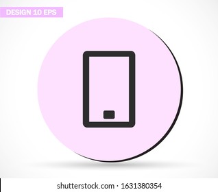 Phone Vector icon . Lorem Ipsum Illustration design