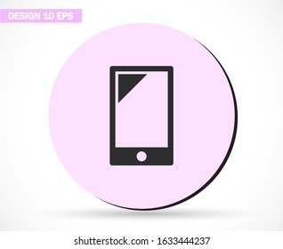 Phone Vector icon . Lorem Ipsum Illustration design