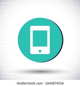 Phone  vector icon , lorem ipsum Flat design