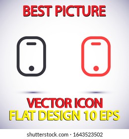 Phone Vector icon . Lorem Ipsum Illustration design