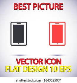 Phone Vector icon . Lorem Ipsum Illustration design