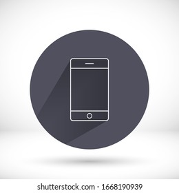 Icono del vector del teléfono . Diseño de ilustración de Lorem Ipsum