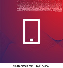 Phone Vector icon . Lorem Ipsum Illustration design