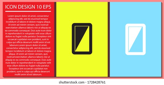 Phone vector icon , lorem ipsum Flat design