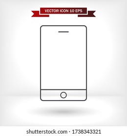 Phone Vector icon . Lorem Ipsum Illustration design