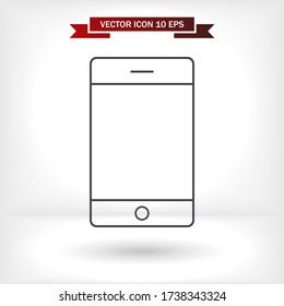Phone Vector icon . Lorem Ipsum Illustration design