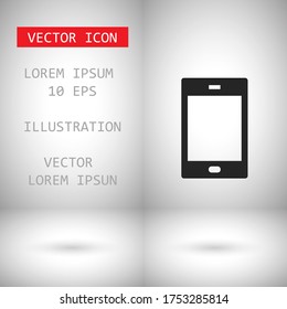 Phone Vector icon . Lorem Ipsum Illustration design