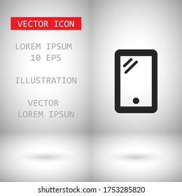 Phone Vector icon . Lorem Ipsum Illustration design