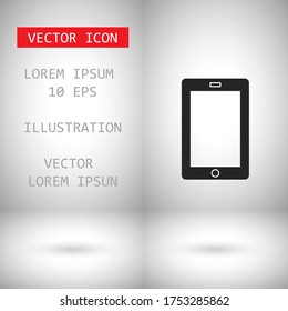 Phone Vector icon . Lorem Ipsum Illustration design