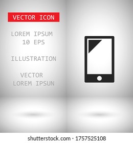 Phone Vector icon . Lorem Ipsum Illustration design